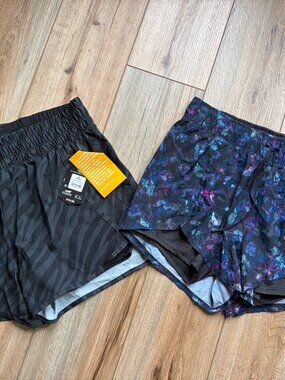 Bundle of 2 ladies running shorts Avia size medium black NWT